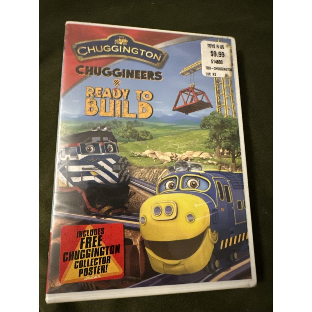 Chuggington Chuggineers Ready to Build DVD Kids Movie New Sealed 013132627946